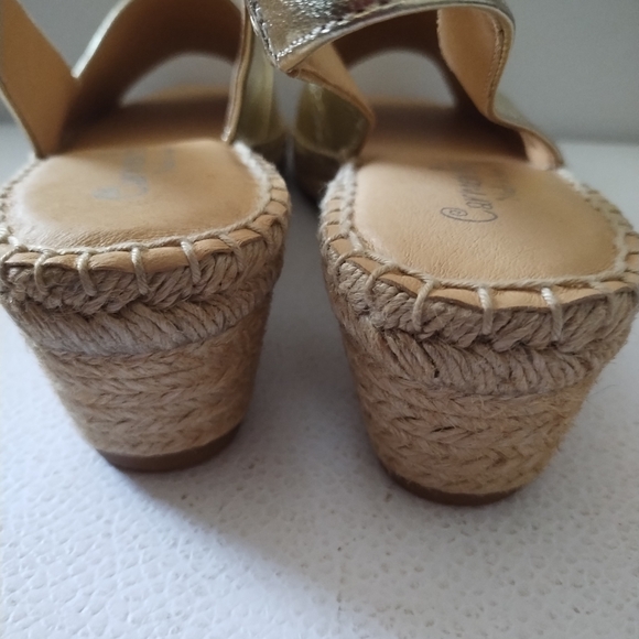 CARMEN SAIZ WEDGE SLIP ON SHOES - Picture 4 of 6